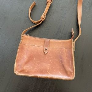 Able Crossbody whiskey leather bag